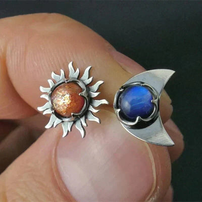 Skylar | Radiance - Celestial Sun and Moon Earrings