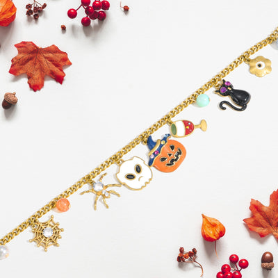 Enchanting Halloween Charm Bracelet