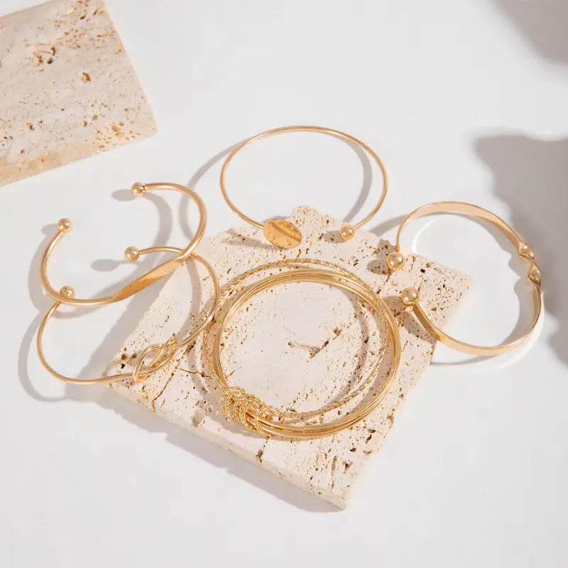 Chic Gold Bracelet Collection