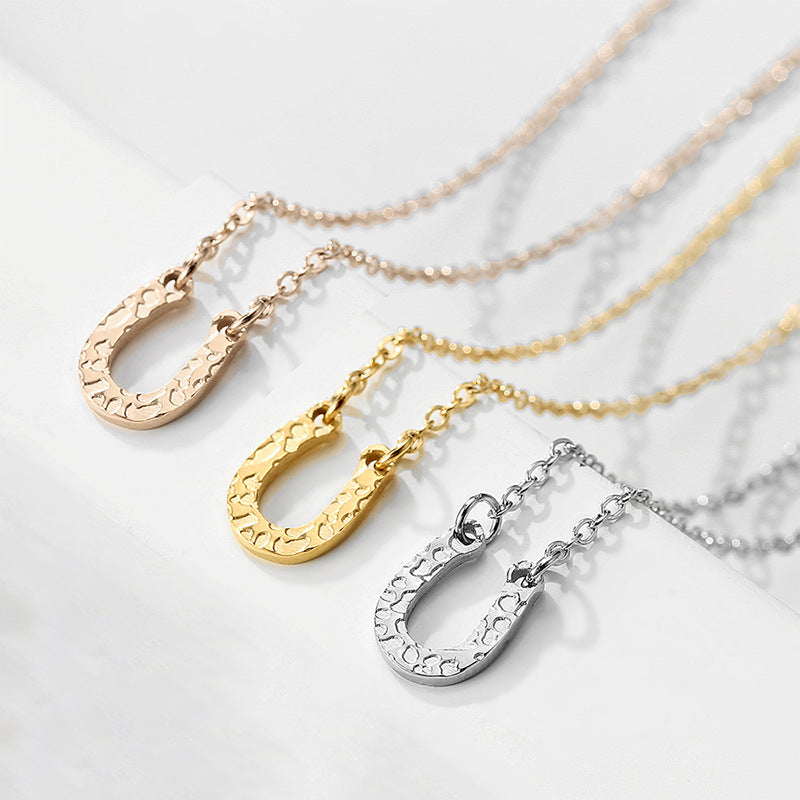 18k Gold Lamia-Shaped Pendant Necklace