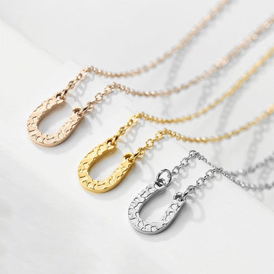 18k Gold Lamia-Shaped Pendant Necklace