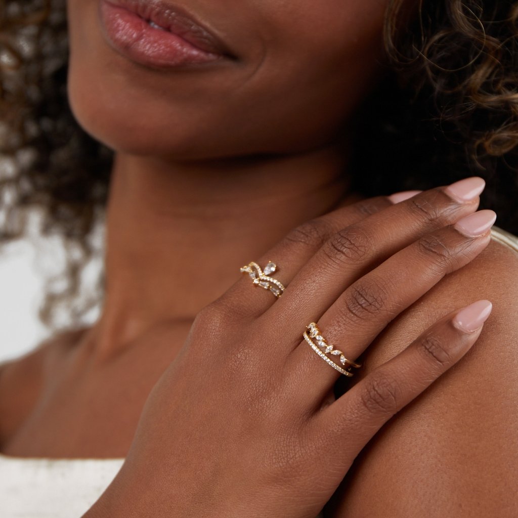 Aura by Nicole - Elegant Crystal Ring