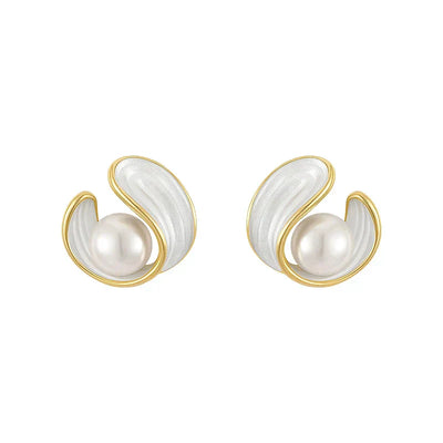 Opalya™ | Elegant Opal Pearl Earrings for Women
