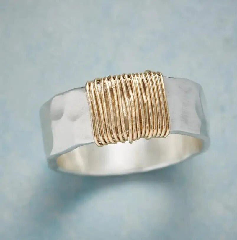 Elegant Vintage Gold-Plated Ring