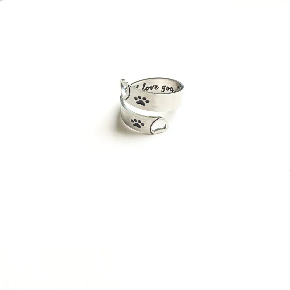 Byrne™ | Adjustable Heart & Paw Ring