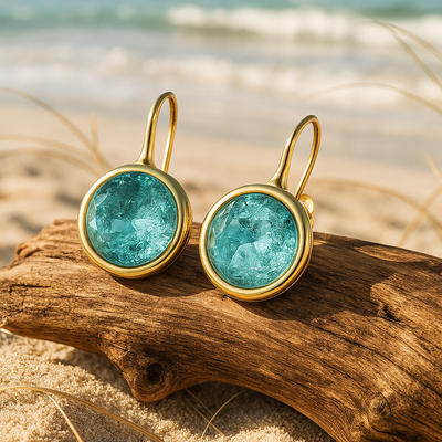 Nerida | Ocean-Inspired Drop Earrings