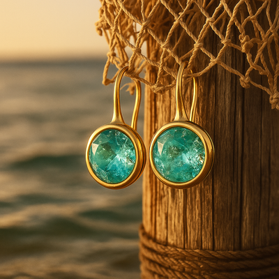 Nerida | Ocean-Inspired Drop Earrings