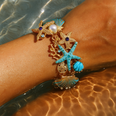 Zephyrine Shell Bracelet