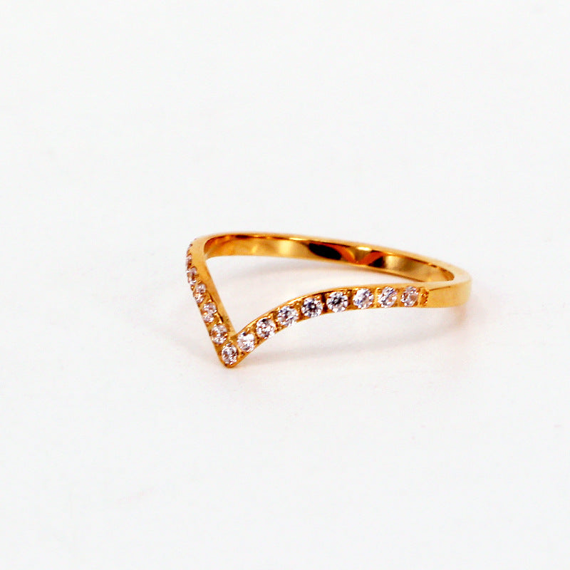 18k Gold Juliette Krystal Ring