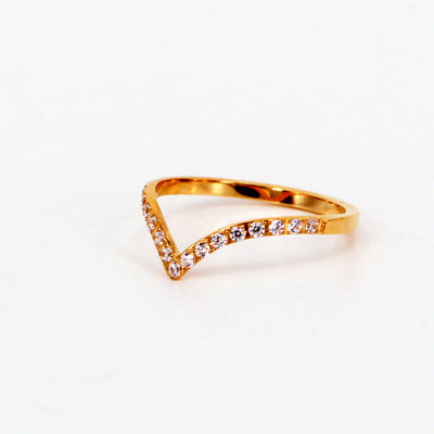 18k Gold Juliette Krystal Ring