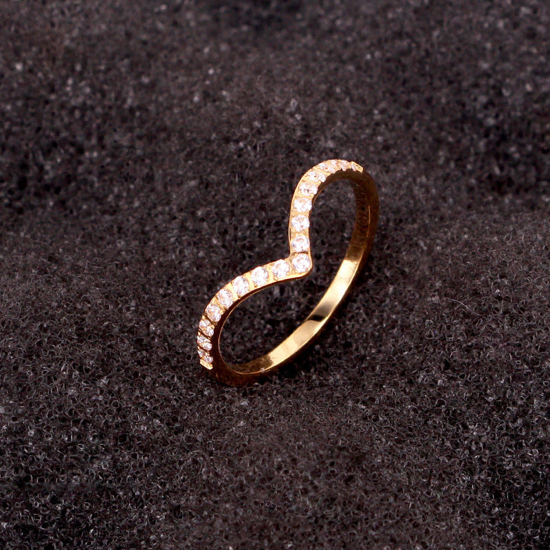 18k Gold Juliette Krystal Ring