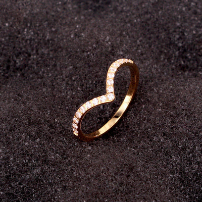 18k Gold Juliette Krystal Ring
