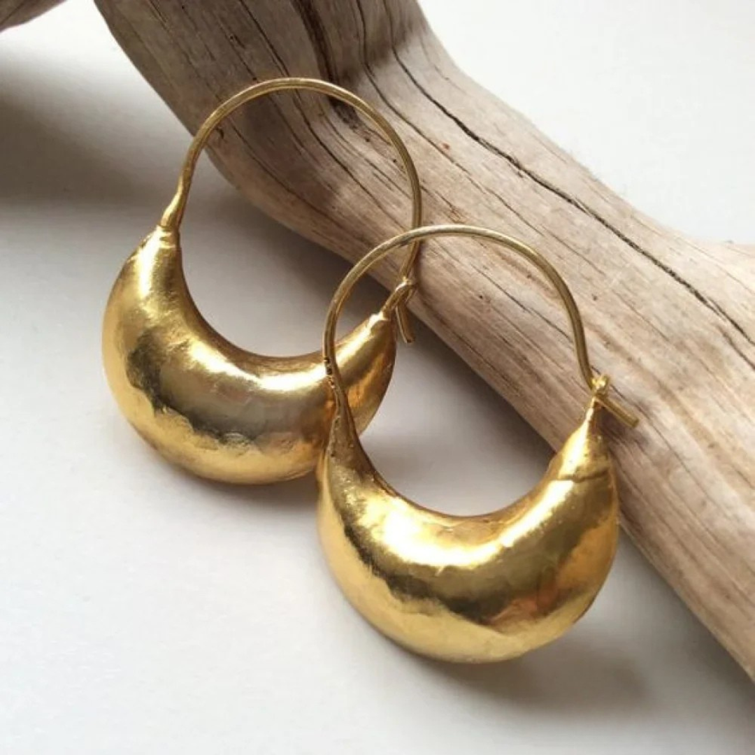 Retro Gold Basket Earrings™