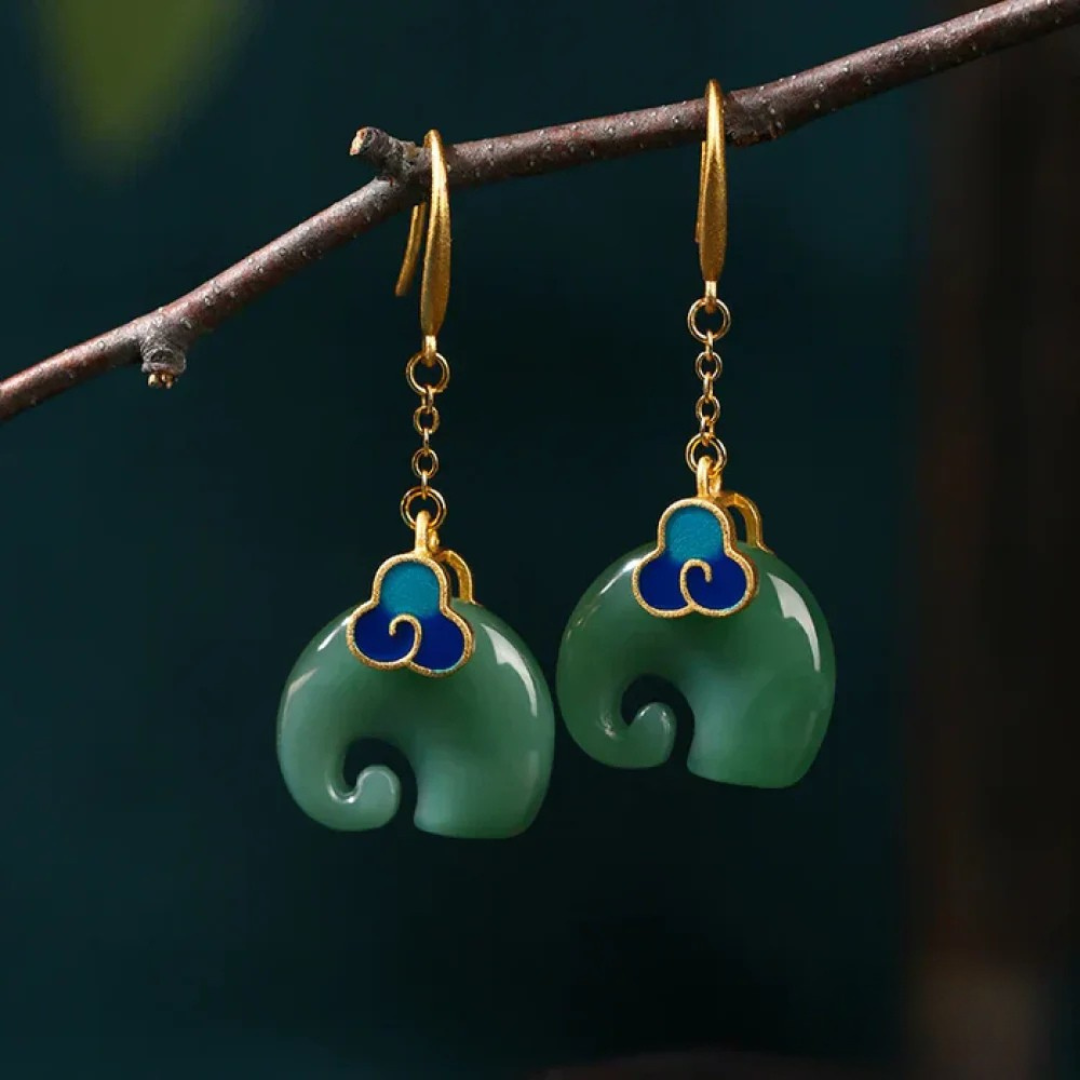 Stylish Vintage Elephant Earrings