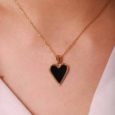 18k Gold Blythe Heart Necklace