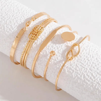Knotted™ | Elegant Gold Bracelet Set
