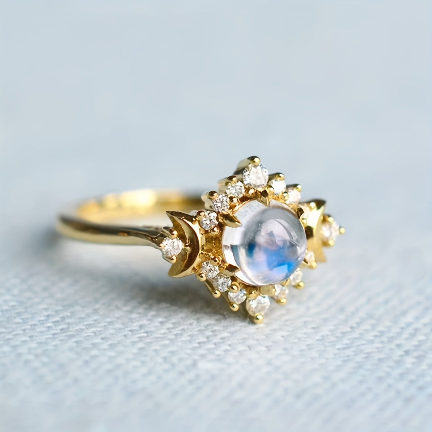 Lisbeth Moonstone Gemstone Ring