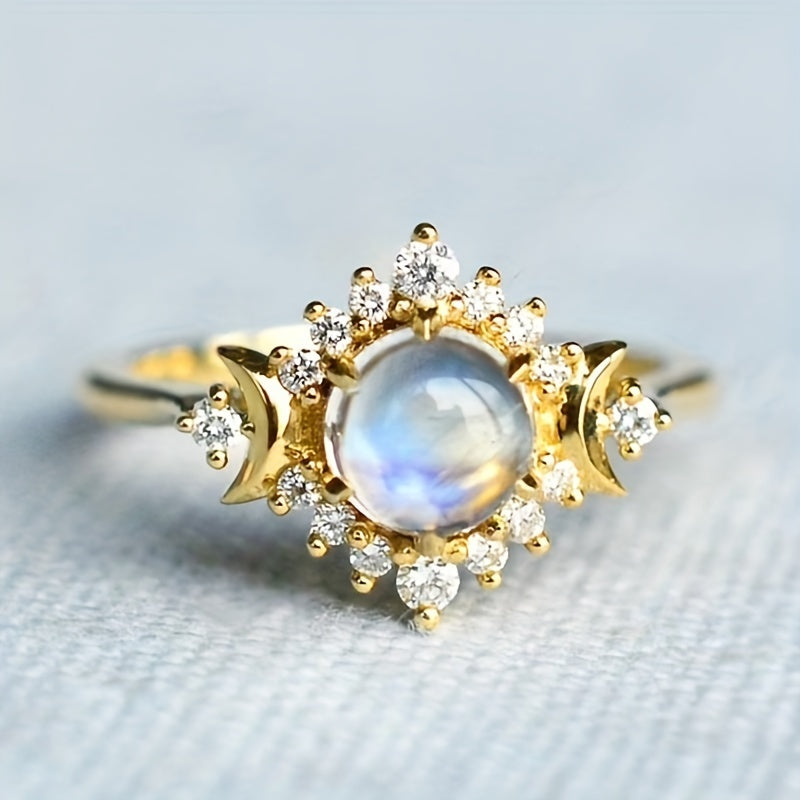 Lisbeth Moonstone Gemstone Ring