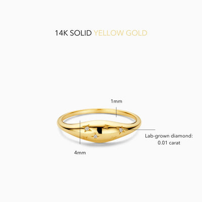 Dome™ Gold Diamond Ring