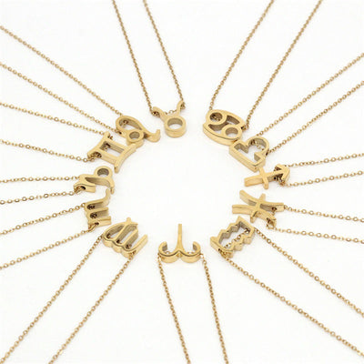 Celestique Star Sign Necklace | 18k Gold