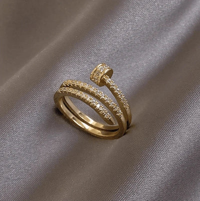18K Gold Adjustable Ateny Ring