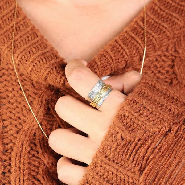 Moonstone Serenity Meditation Ring