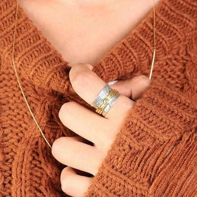 Moonstone Serenity Meditation Ring