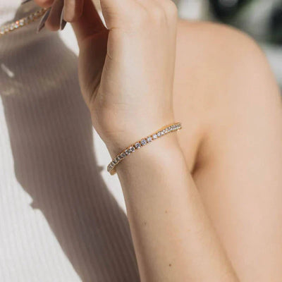 Lillian Tennis Bracelet | 18K Gold