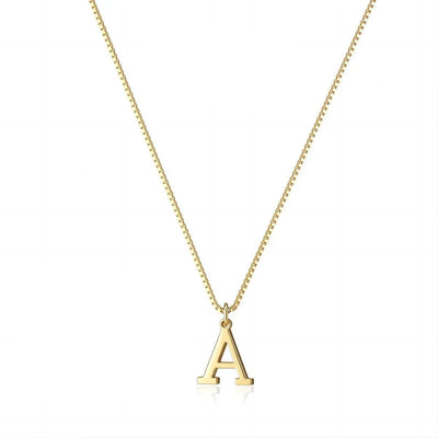 18k Gold Necklace Featuring Love Letter Initials