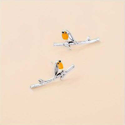 Cartoon Animal Bird Earrings