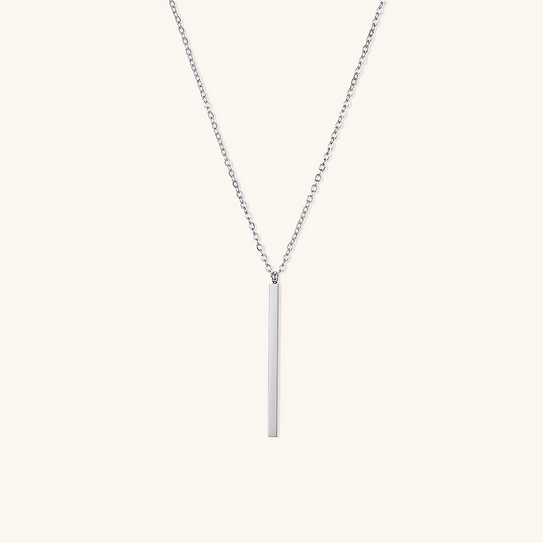 Allison 18k Gold Bar Necklace