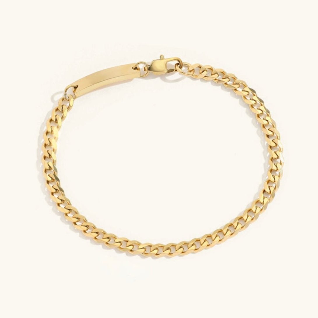 18k Gold Rosemary Chain Bracelet