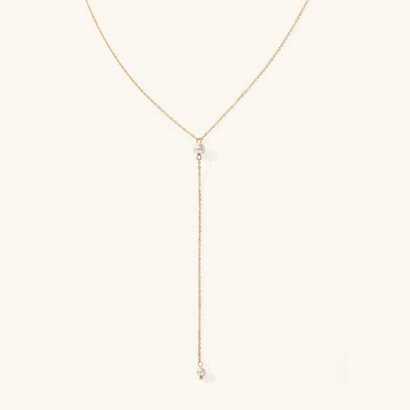 Beatrice Pearl and Fringe Necklace | 14K Gold