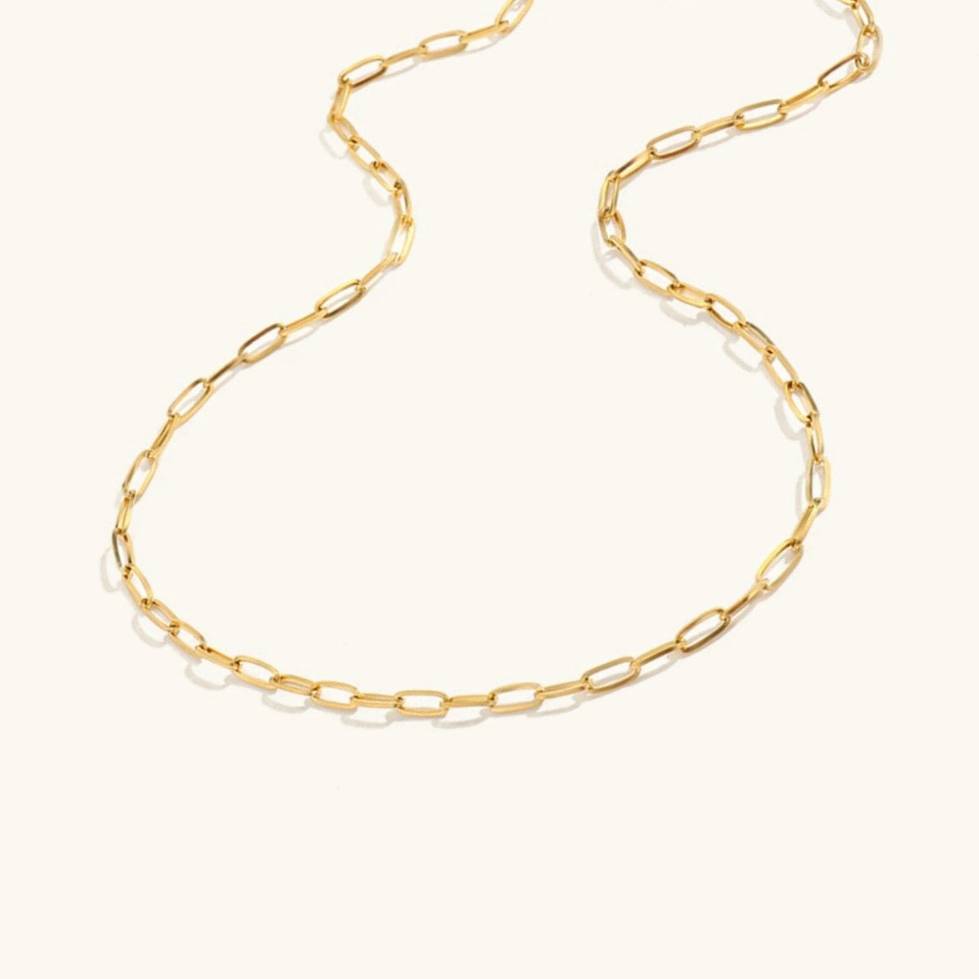 18K Gold Amber Necklace