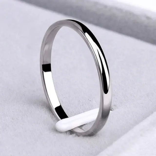 Elegant Gold and Silver Simple Ring