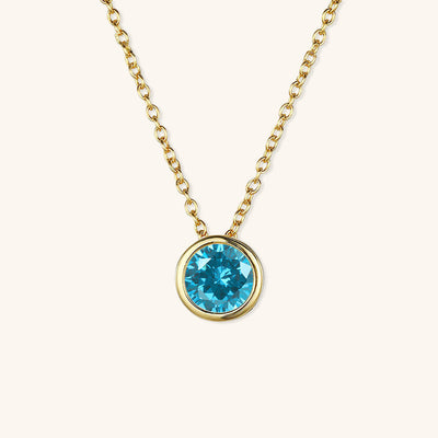 Amelia 18k Gold Birthstone Necklace