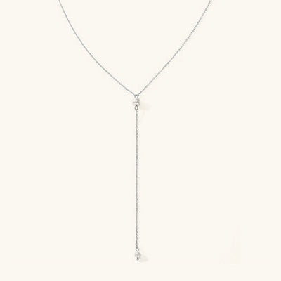 Beatrice Pearl and Fringe Necklace | 14K Gold