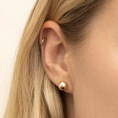 Ball™ Gold Stud Earrings