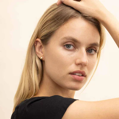 16k Gold Ball Earring