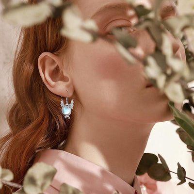 Brunhilde Moonstone Earrings