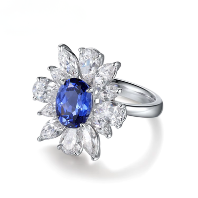 Stunning Blue Sapphire Ring