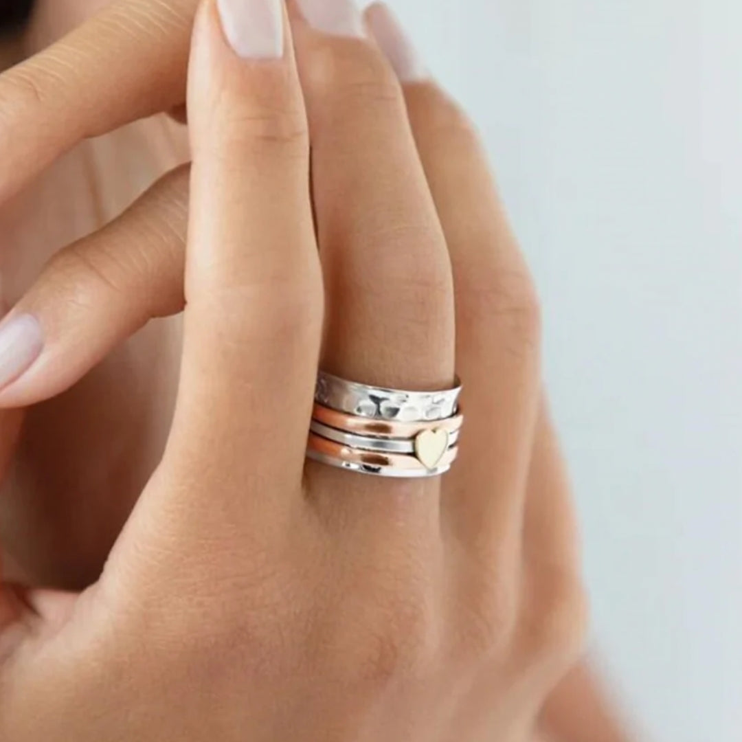 Rotating Heart Ring.