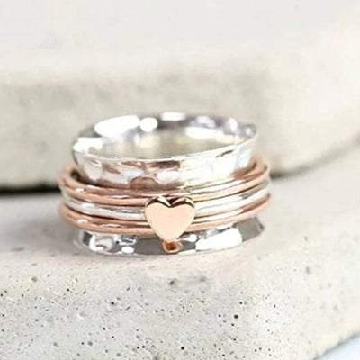 Rotating Heart Ring.