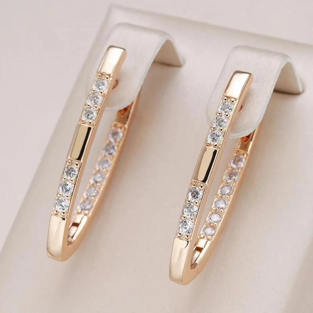 Elegant Zirconia Stone Earrings