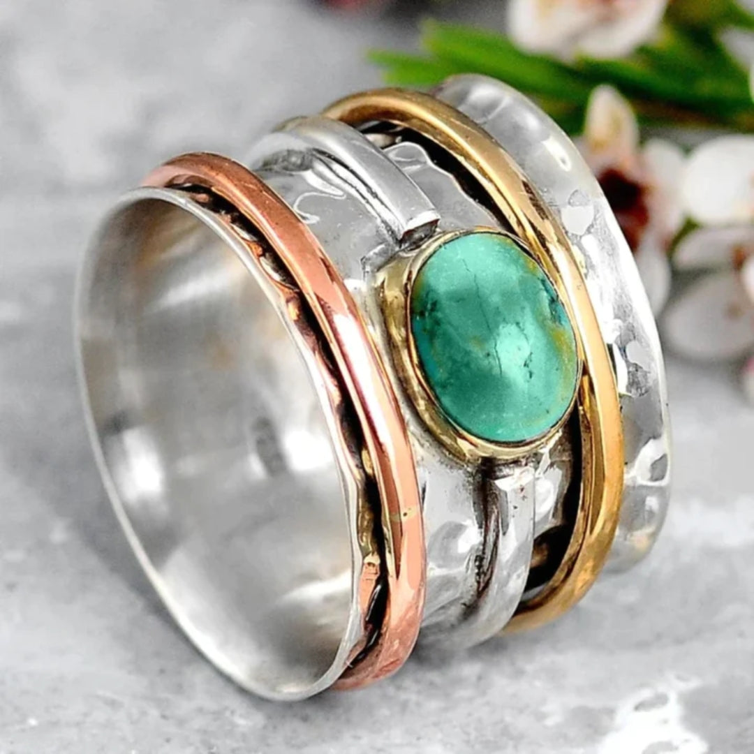 Coco - Retro Turquoise Statement Ring
