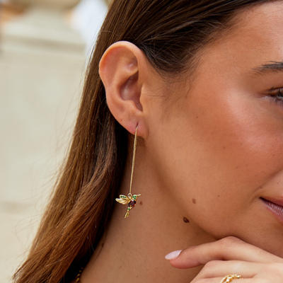 Laura | Elegant Hummingbird Earrings