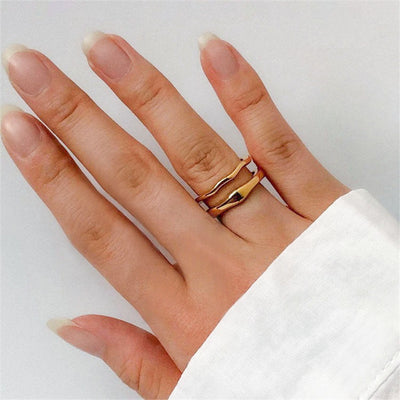 Dianne 18k Gold Stacking Ring