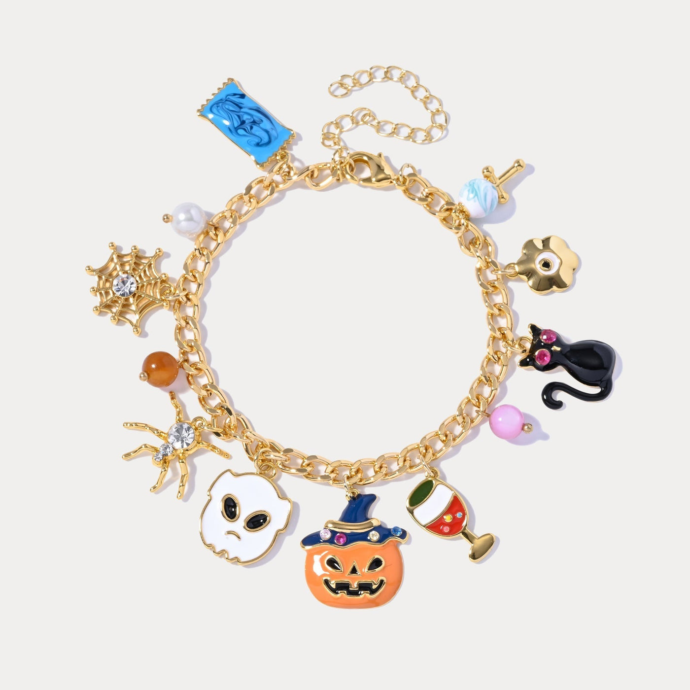 Enchanting Halloween Charm Bracelet