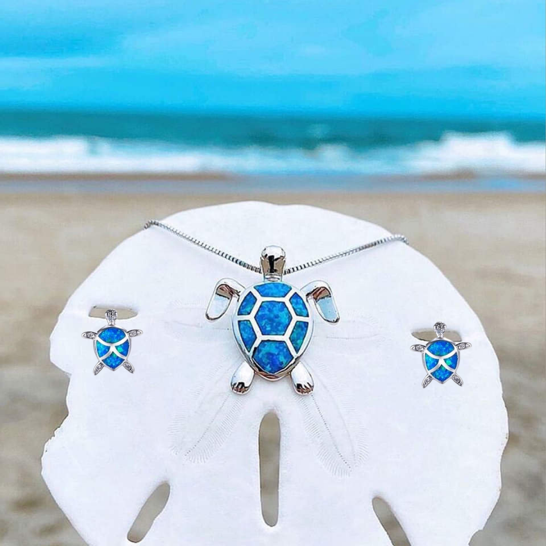 OpalWave™ Sea Turtle Jewelry Collection