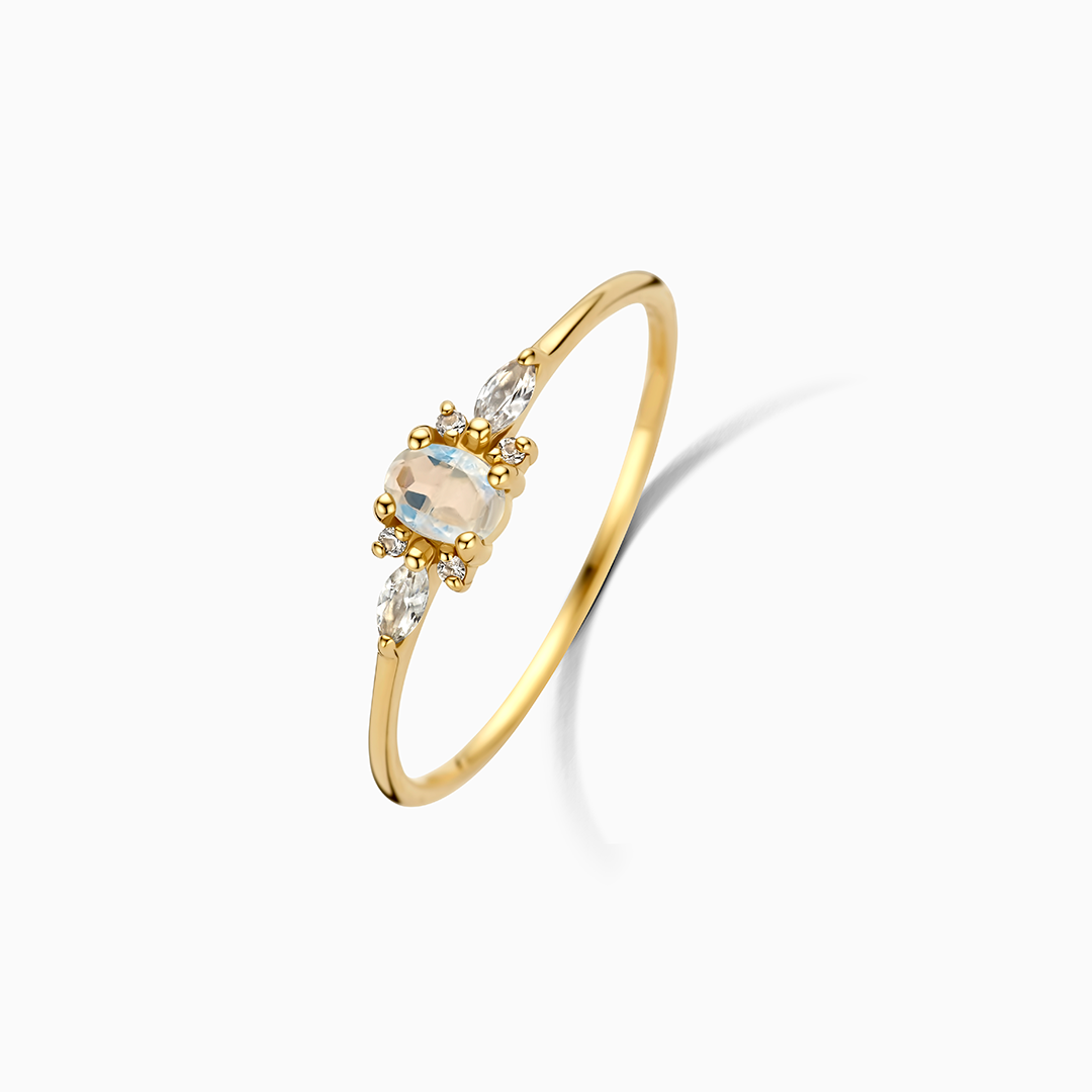 Muse™ | Golden Moonstone Ring